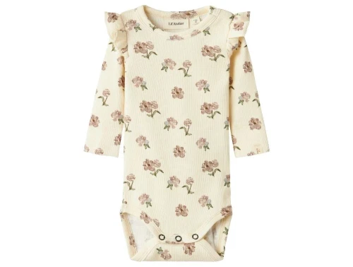 Lil Atelier body turtledove peony med blomster